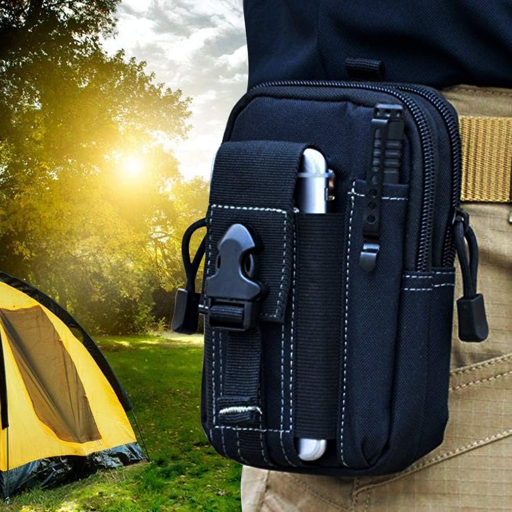 Outdoor Camping Bag - Bolsa táctica Molle para cinturón, bolsa