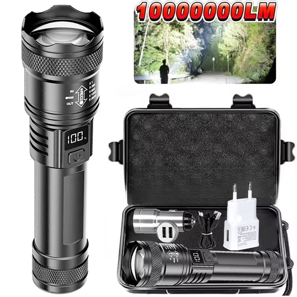 Outdoor Camping Lamp - Linterna Súper Brillante de 100000LM, Linterna