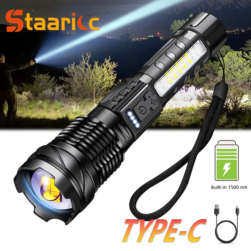 Outdoor Camping Lamp - Potente linterna LED XHP50 resistente al
