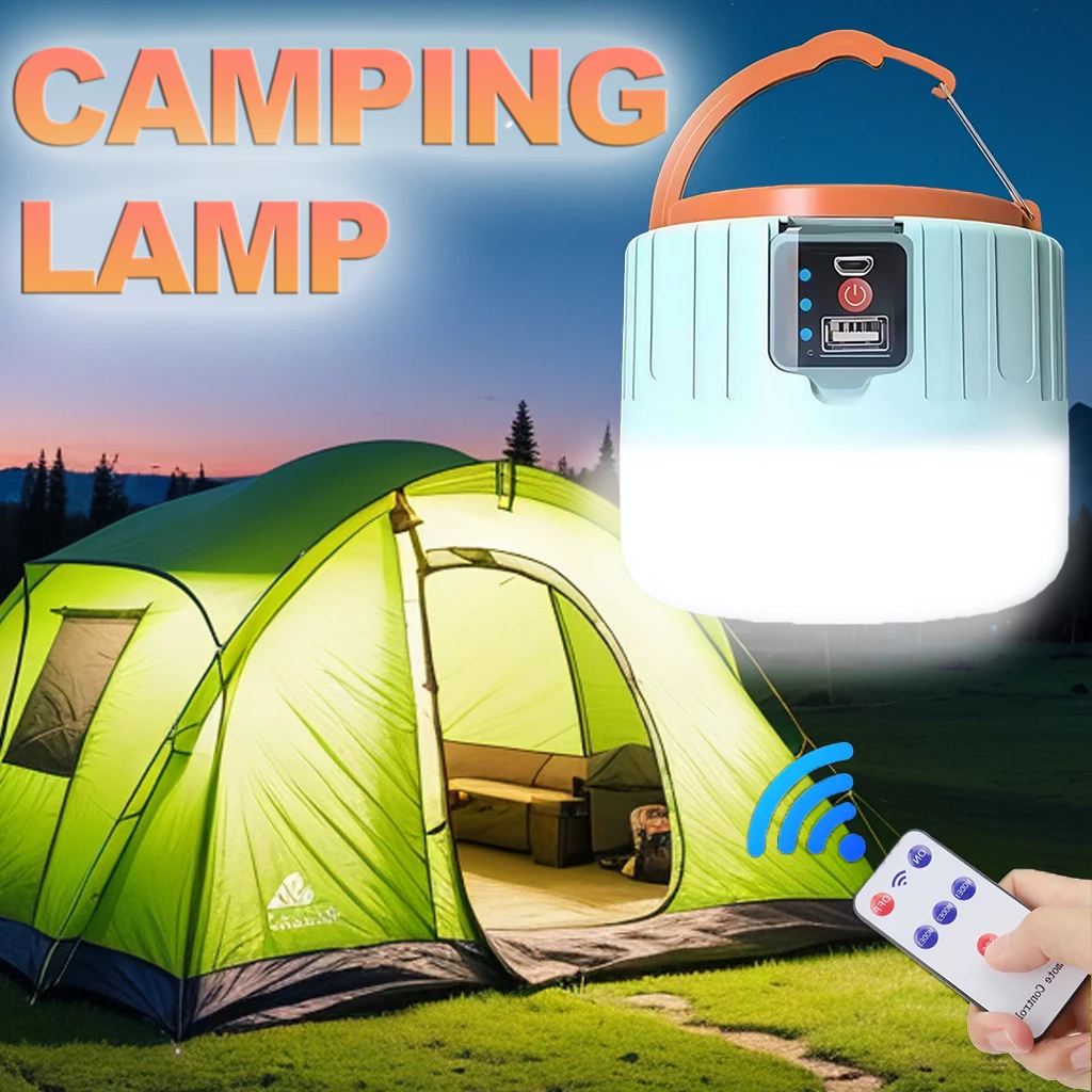 Outdoor Camping Lamp - Linterna Solar para acampar, luz LED