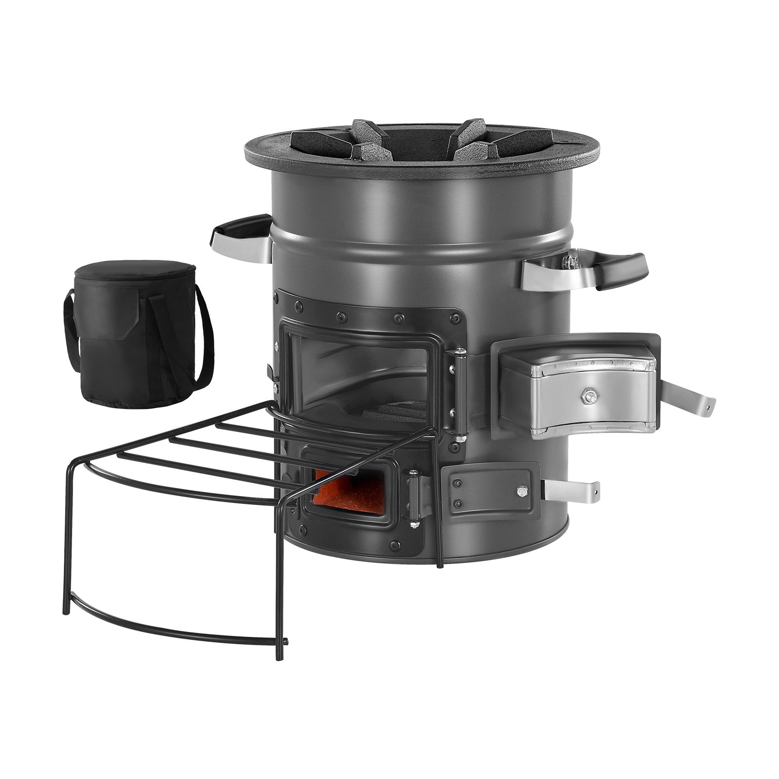 Camping Outdoor Or Indoor - Estufa Rocket Portátil para Acampar, Estufa