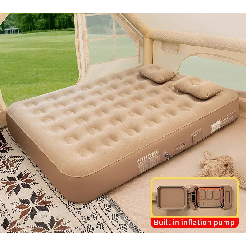 Camping Outdoor Or Indoor - Nuevo colchón de aire con bomba