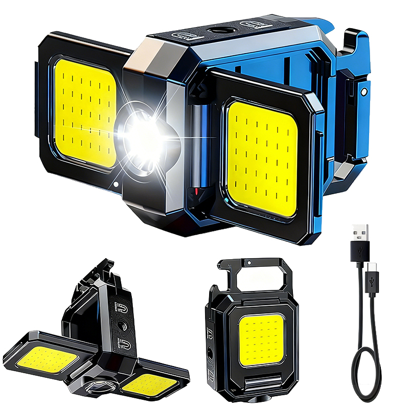 Outdoor Camping Lamp - Mini linterna llavero luz COB luz