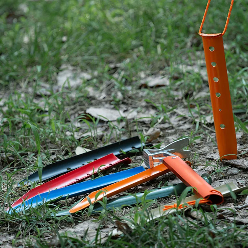 Outdoor Camping Tarp - Estacas para tienda de campaña en
