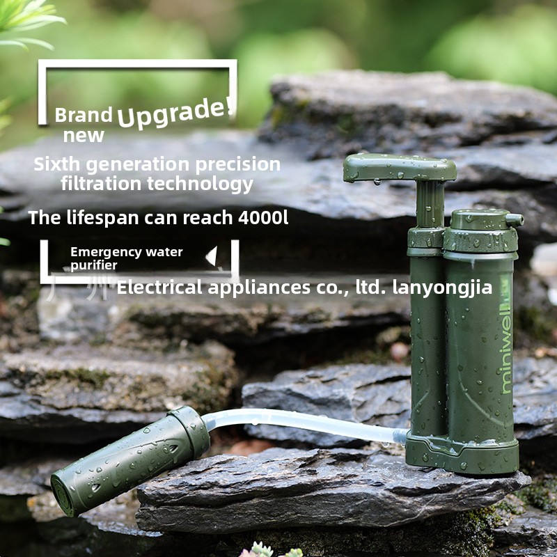 Outdoor Camping Water Filter - Filtros de Agua para Camping, Purificador