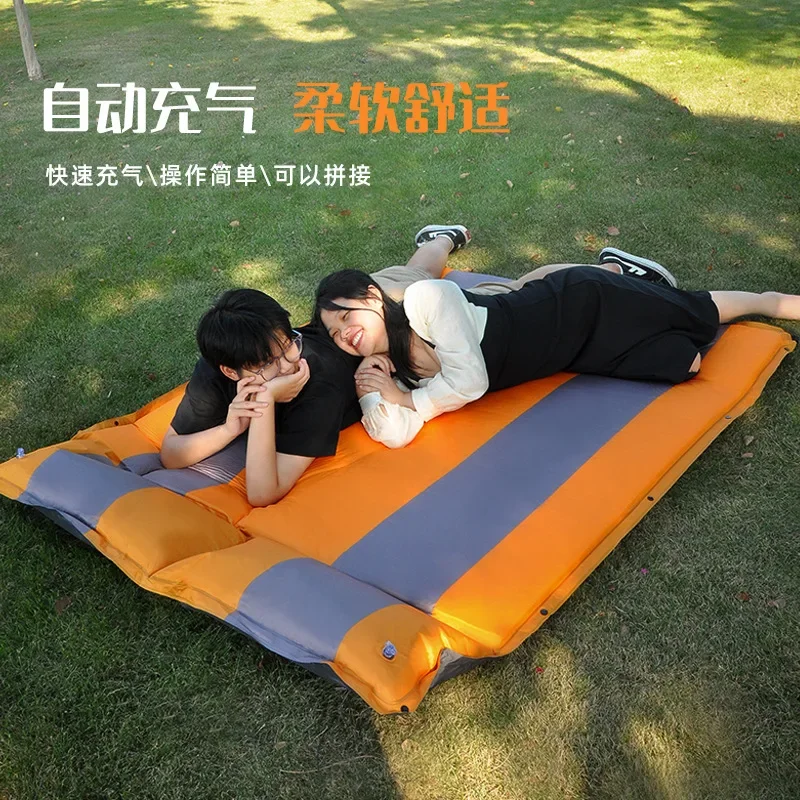 Outdoor Camping Rentals - Colchón Inflable Automático Grueso, Colchoneta Plegable