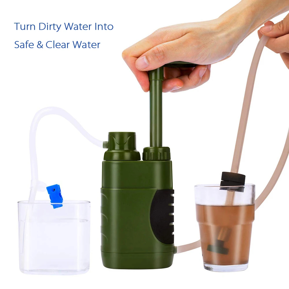 Outdoor Camping Water Filter - Filtro de agua para exteriores, purificador