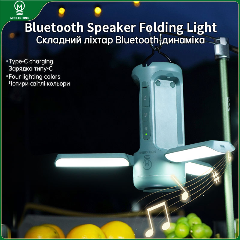Zd Outdoor Camping - Luz LED plegable para acampar al