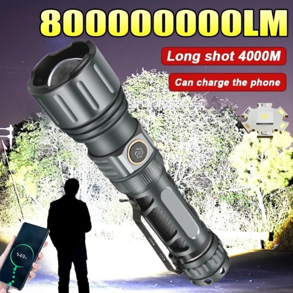 Outdoor Camping Lamp - Linterna Súper Brillante, Lámpara LED Recargable