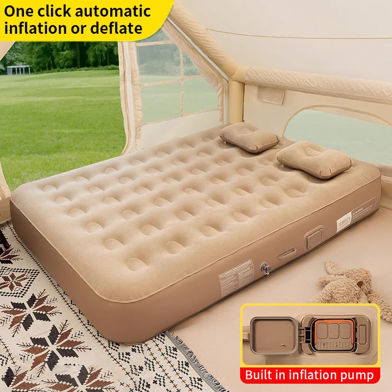 Camping Outdoor Or Indoor - Nuevo colchón de aire con bomba