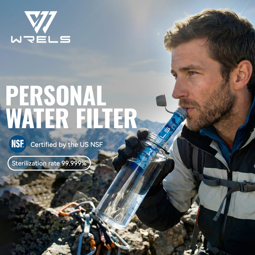 Outdoor Camping Water Filter - WRELS-Juego de filtros de agua portátiles