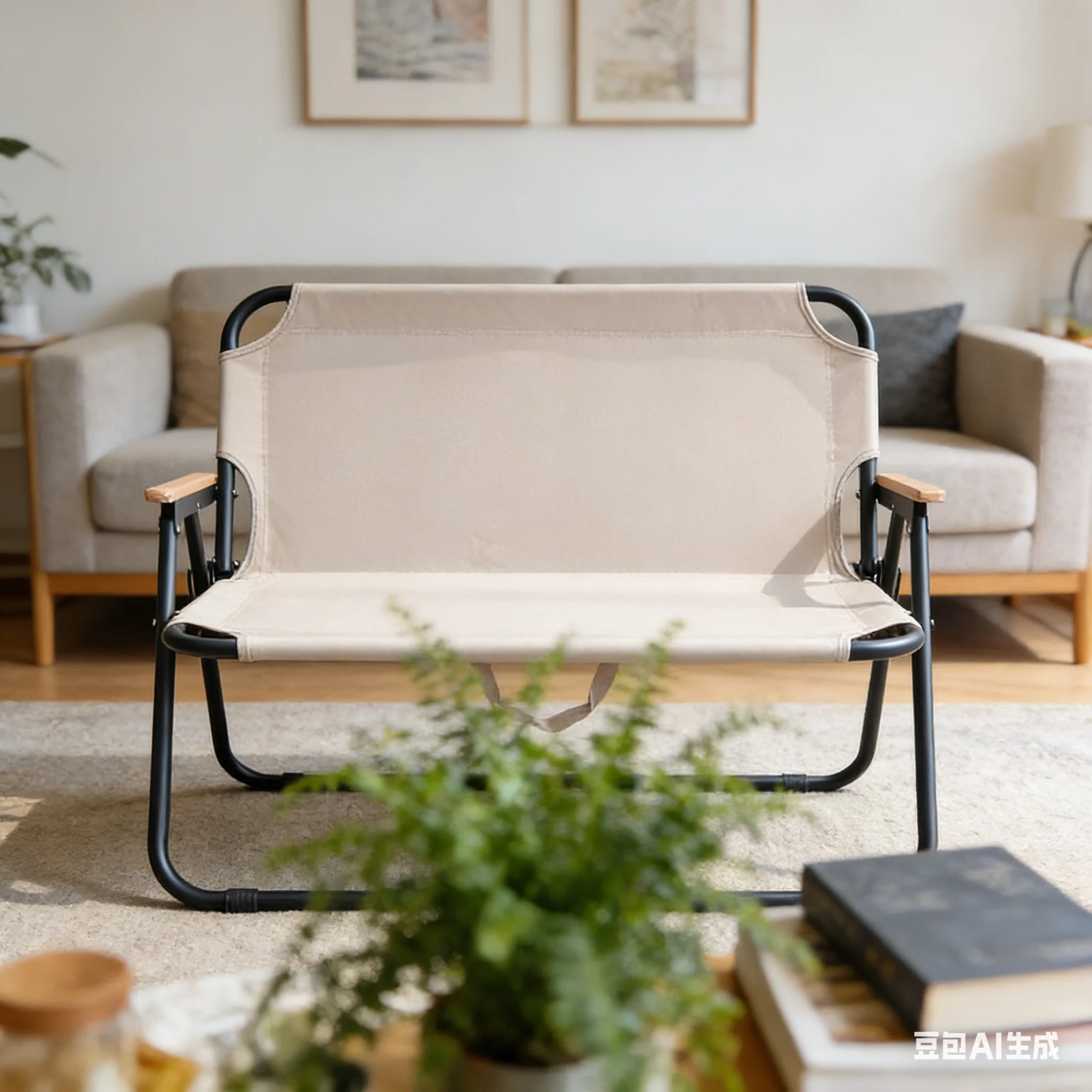 Outdoor Camping Rentals - Silla Plegable Doble Moderna para Exteriores