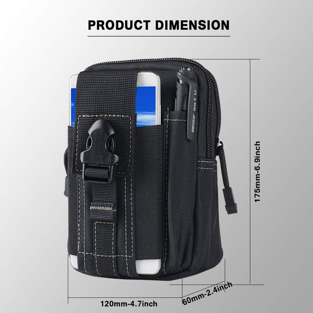 Bolsa táctica Molle para cintu - Outdoor Camping Bag reseña y precio