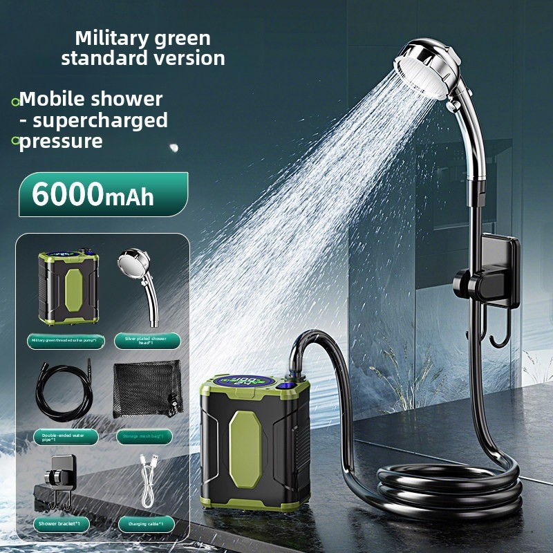 Ducha Eléctrica Portátil con B - Outdoor Camping Rentals reseña y precio