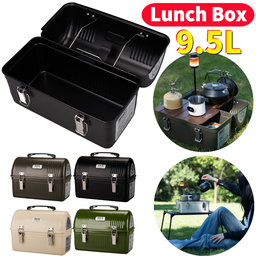 Fiambrera de Metal Vintage de  - Outdoor Camping Store reseña y precio