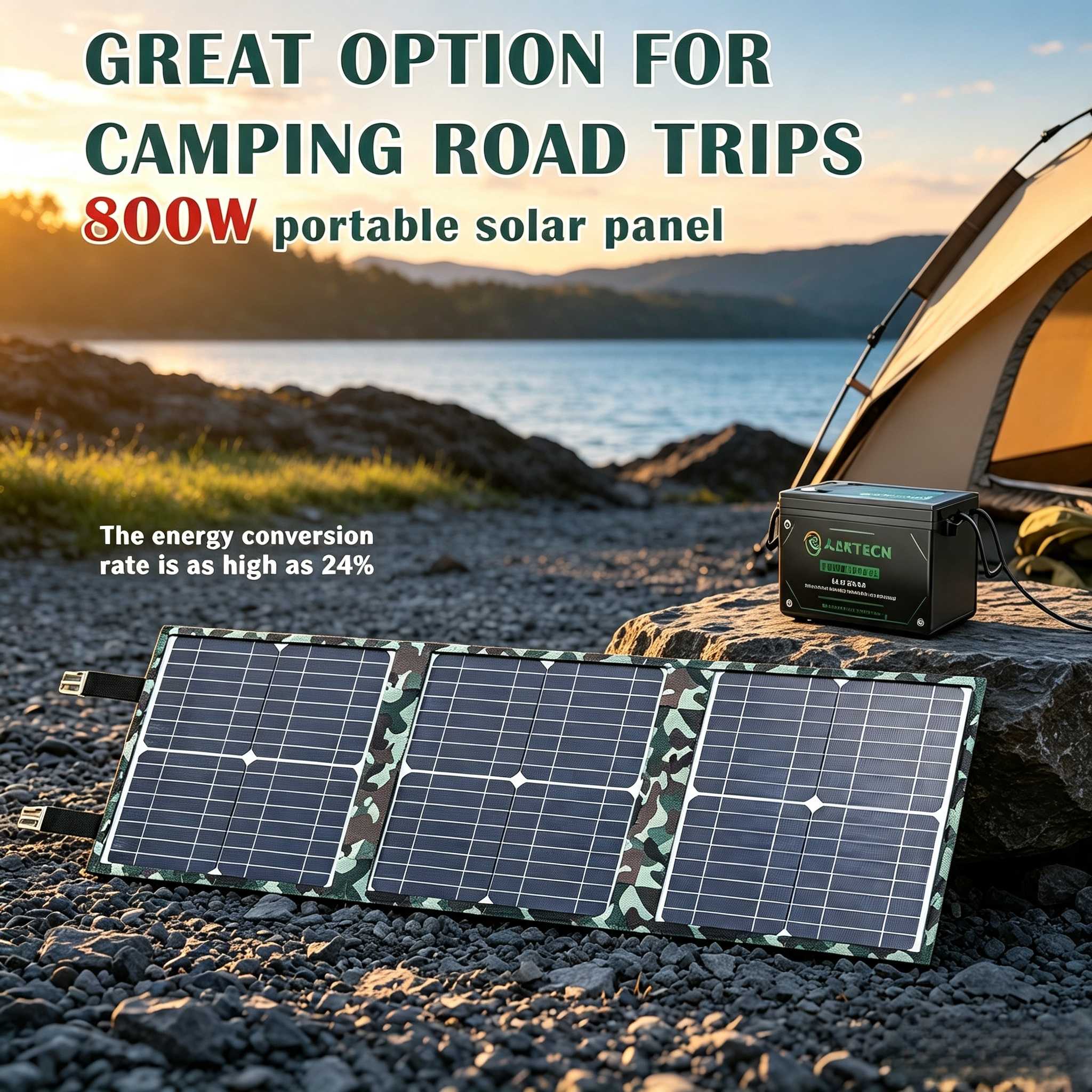 Generador Solar de 800W con Ca - Zd Outdoor Camping reseña y precio
