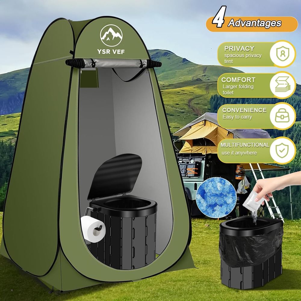 Kit de Inodoro Portátil, Inodo - Outdoor In Camping reseña y precio