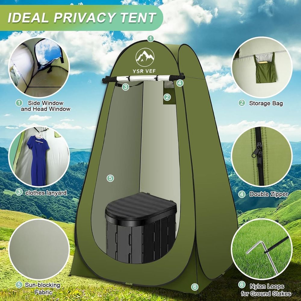 Kit de Inodoro Portátil, Inodo - Outdoor In Camping reseña y precio