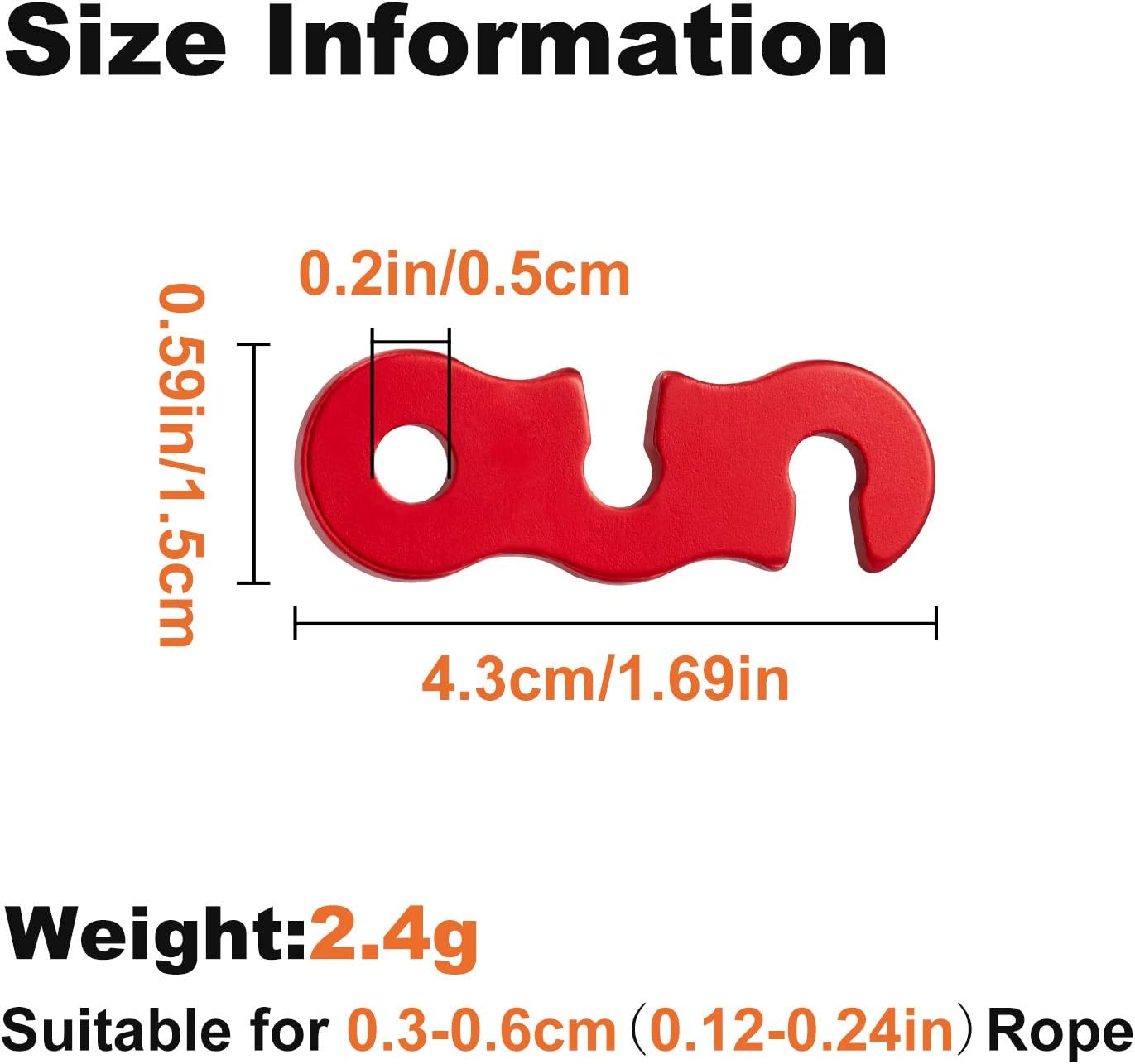 20 Piezas de Tensor de Lona de - Outdoor Camping Tarp reseña y precio