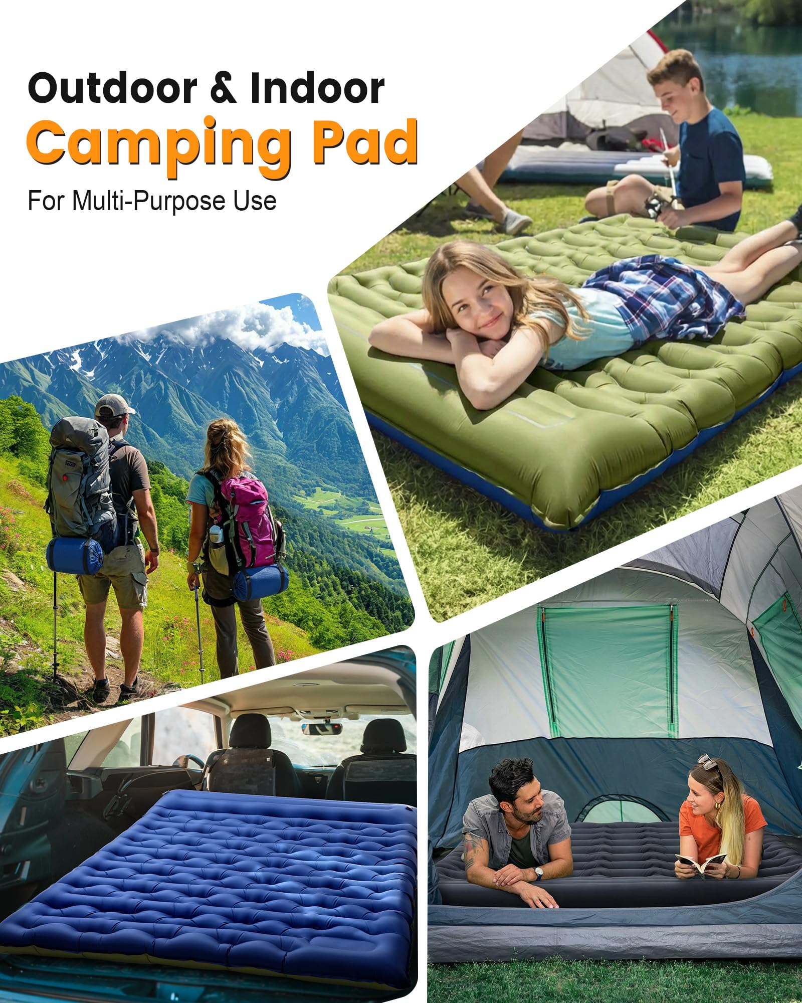 Colchoneta Inflable Gruesa par - Inflatable Mattress reseña y precio