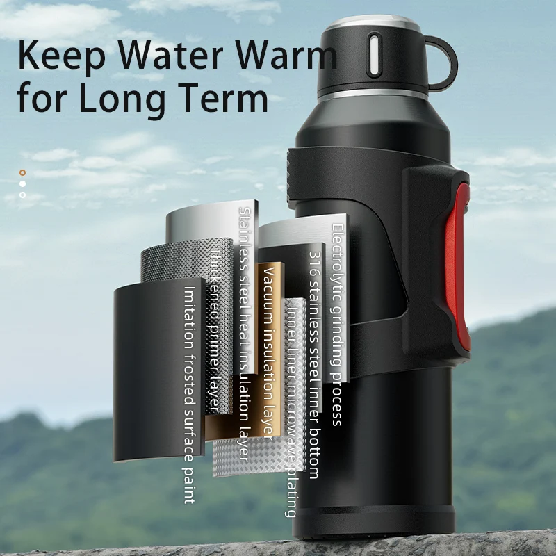 Jarra aislada de acero inoxida - Outdoor Camping Water Filter reseña y precio