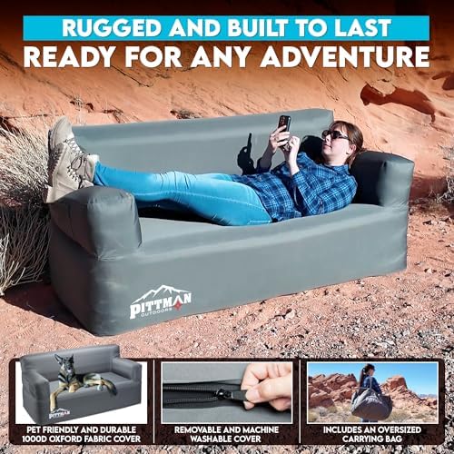 Pittman - Sofá Inflable con Bo - Camping Outdoor Or Indoor reseña y precio