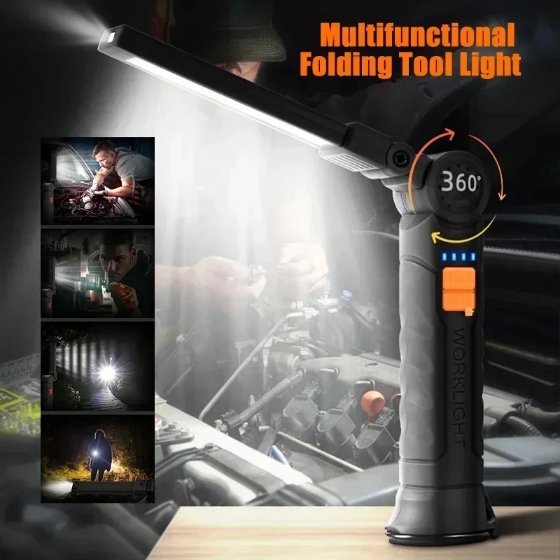 Linterna LED COB portátil, luz - Outdoor Camping Lamp reseña y precio