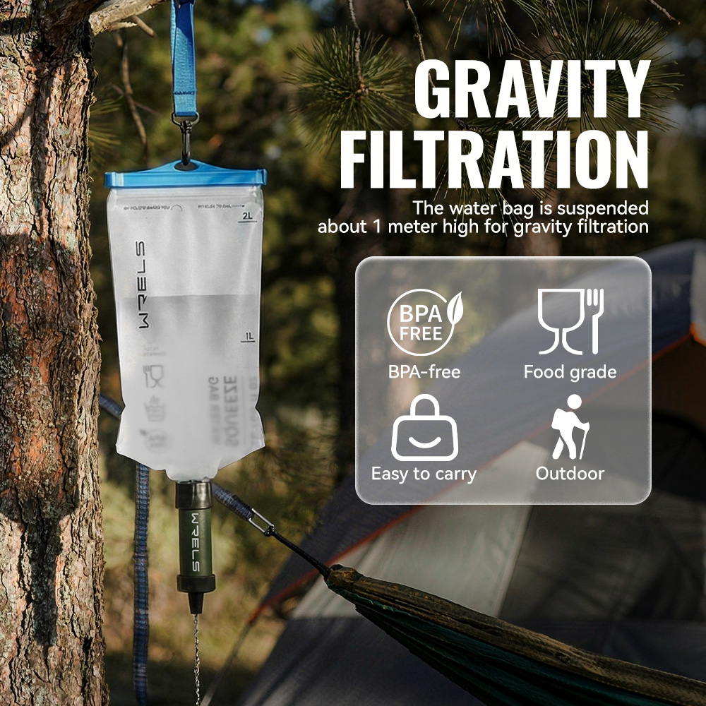Purificador de Agua Portátil W - Outdoor Camping Water Filter reseña y precio