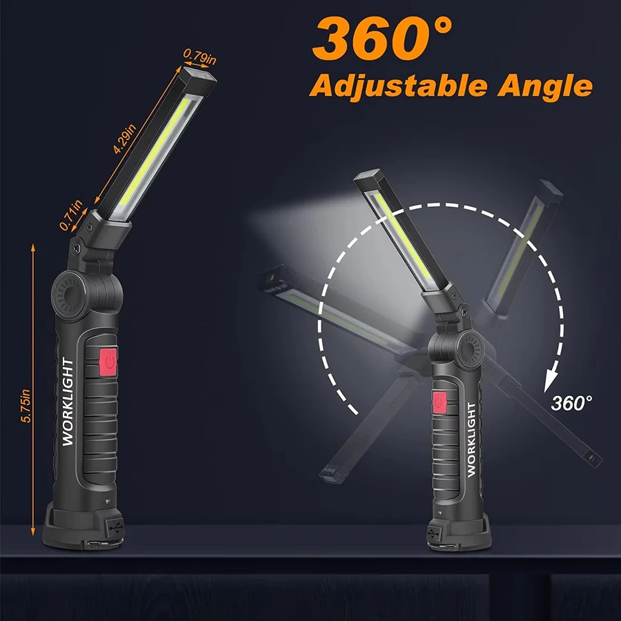 Linterna de luz de trabajo mag - Outdoor Camping Lamp reseña y precio