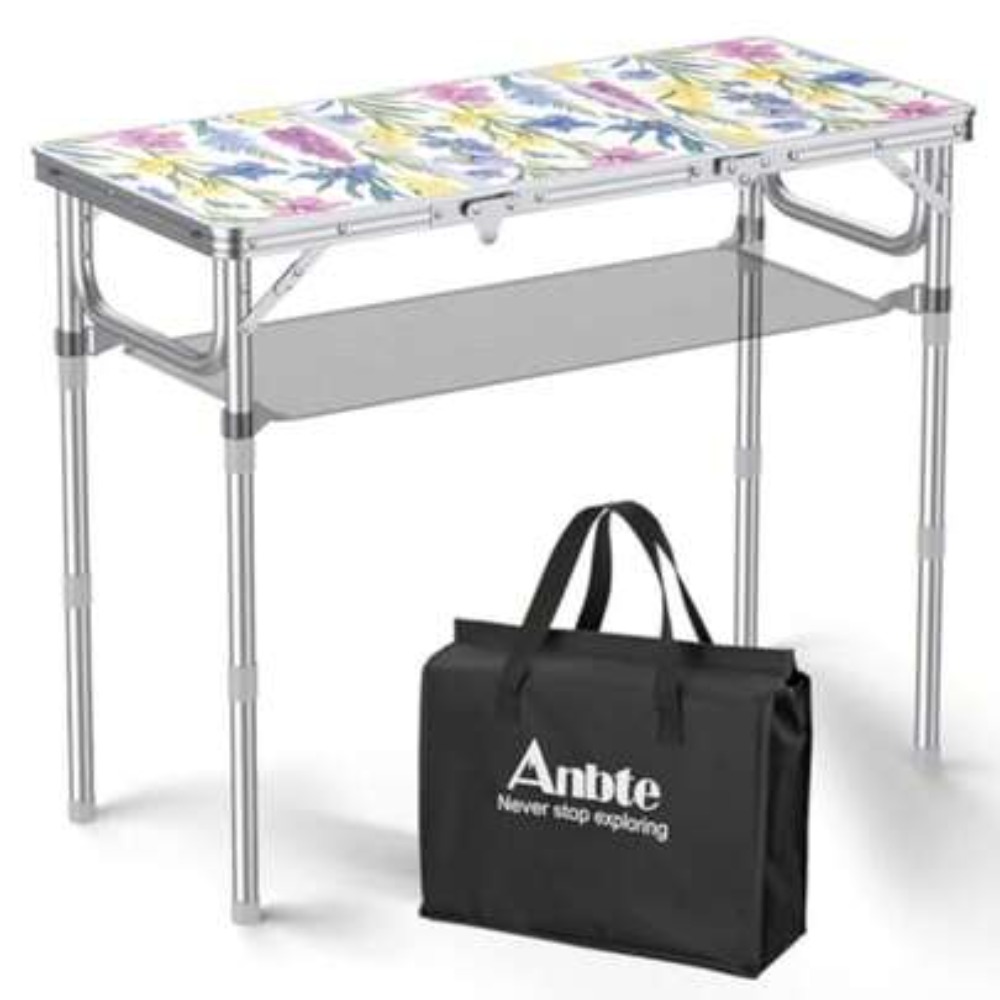 Mesa plegable para acampar con - Outdoor Camping Bag reseña y precio