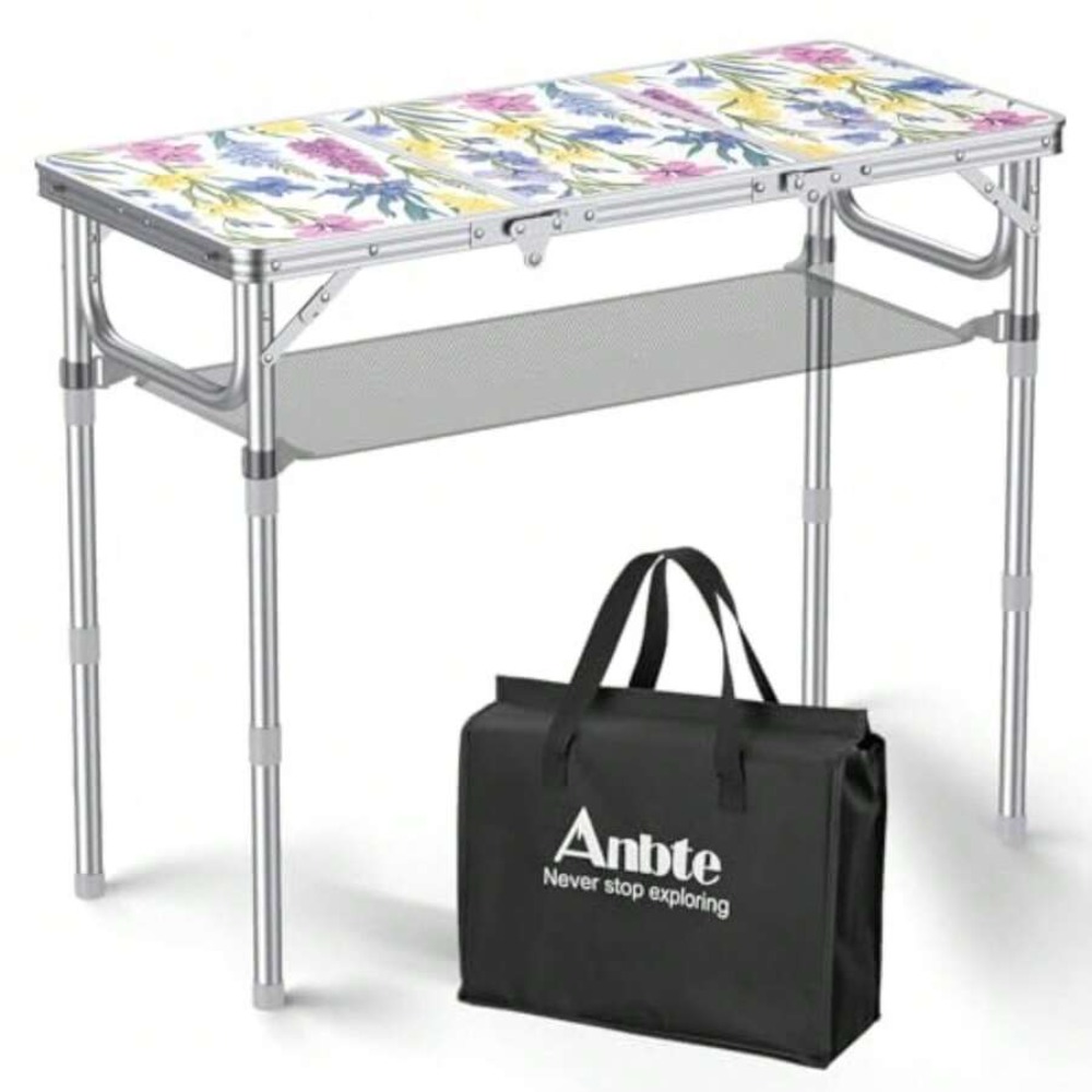 Mesa plegable para acampar con - Outdoor Camping Bag reseña y precio