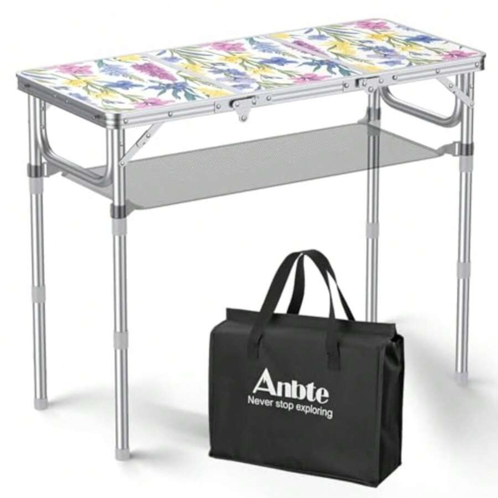 Mesa plegable para acampar con - Outdoor Camping Bag reseña y precio