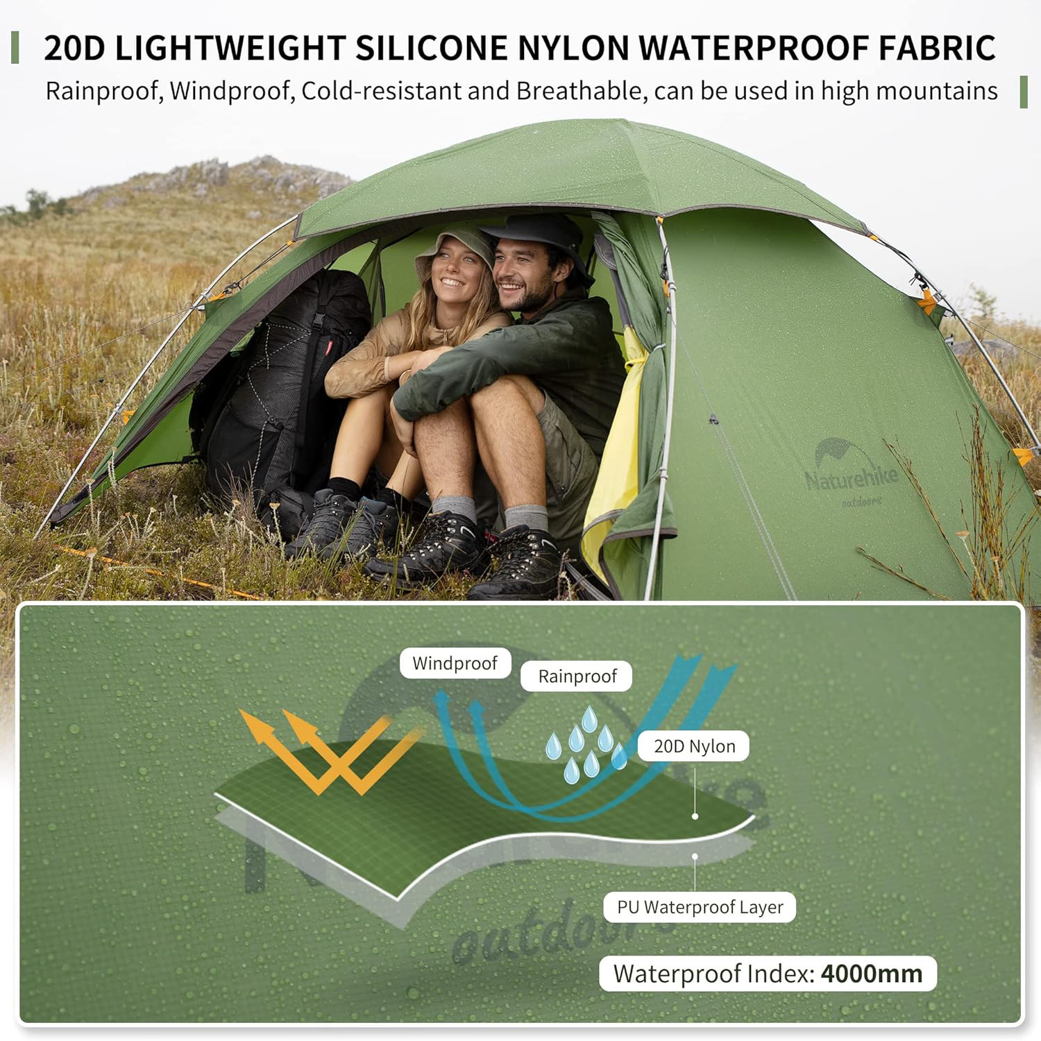 Naturehike Cloud Peak 2 tienda - Ultralight Ground Sheet reseña y precio