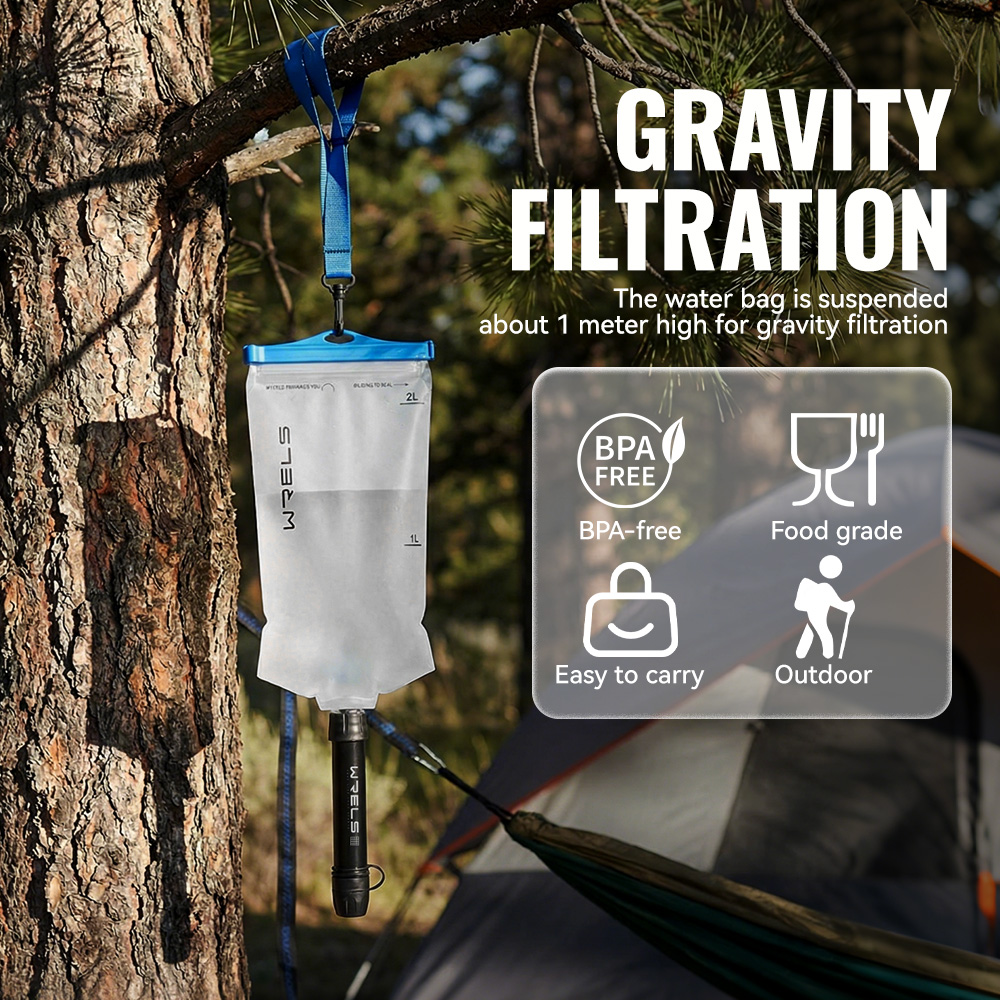 Purificador de Agua Portátil W - Outdoor Camping Water Filter reseña y precio