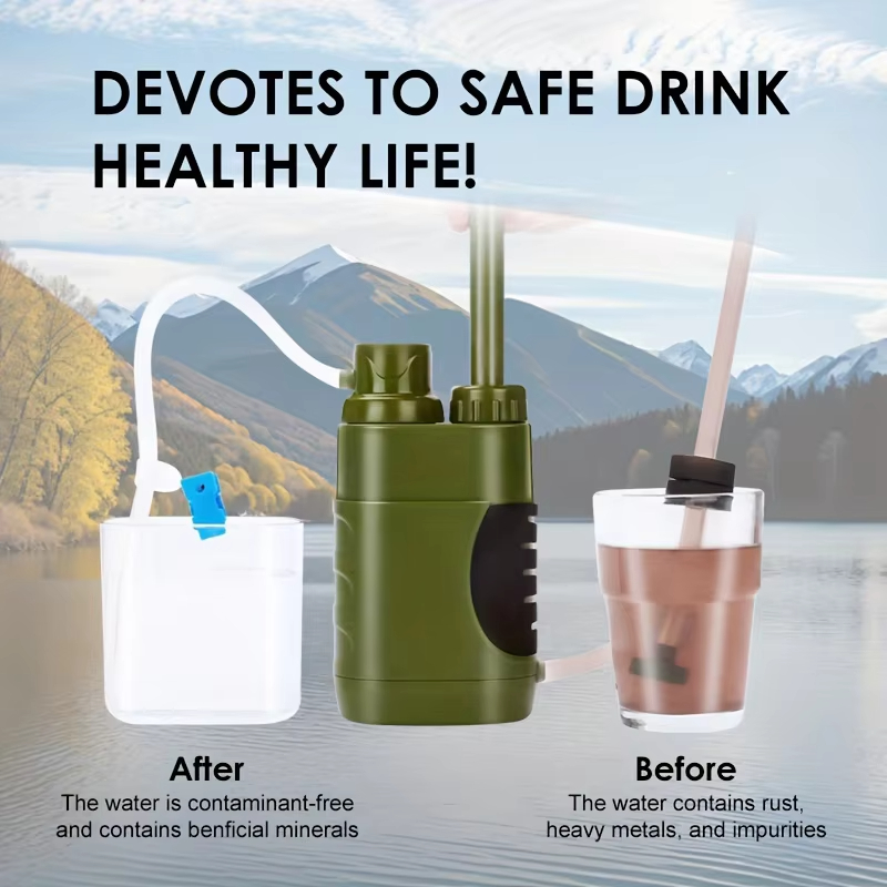 Filtro de agua para exteriores - Outdoor Camping Water Filter reseña y precio
