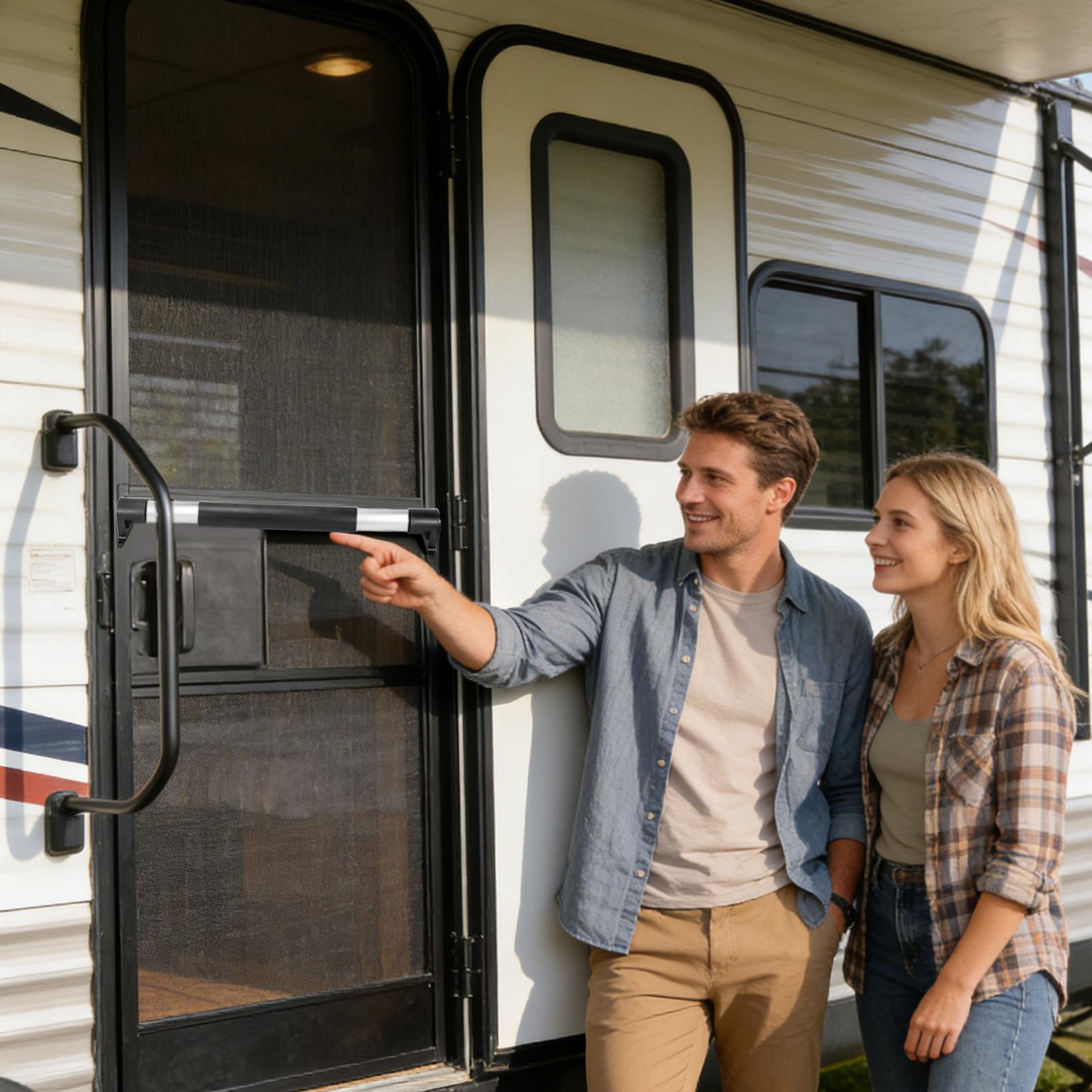 Manija ajustable para puerta d - Outdoor Camping Rentals reseña y precio