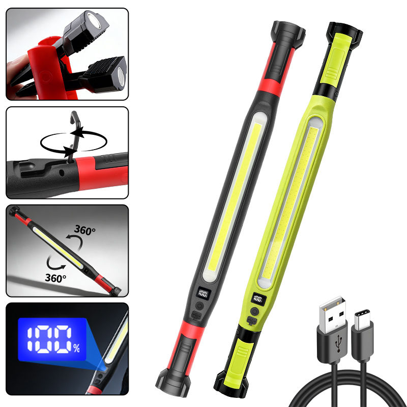Luz de trabajo COB tipo C, rec - Outdoor Camping Lamp reseña y precio