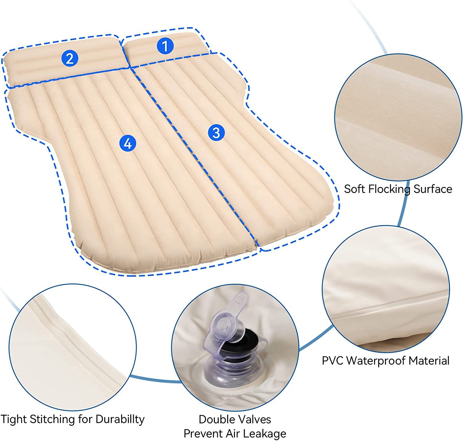 Cama inflable para coche Tesla - Inflatable Mattress reseña y precio