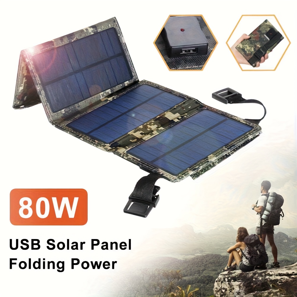 Panel Solar Portátil Plegable  - Outdoor In Camping reseña y precio