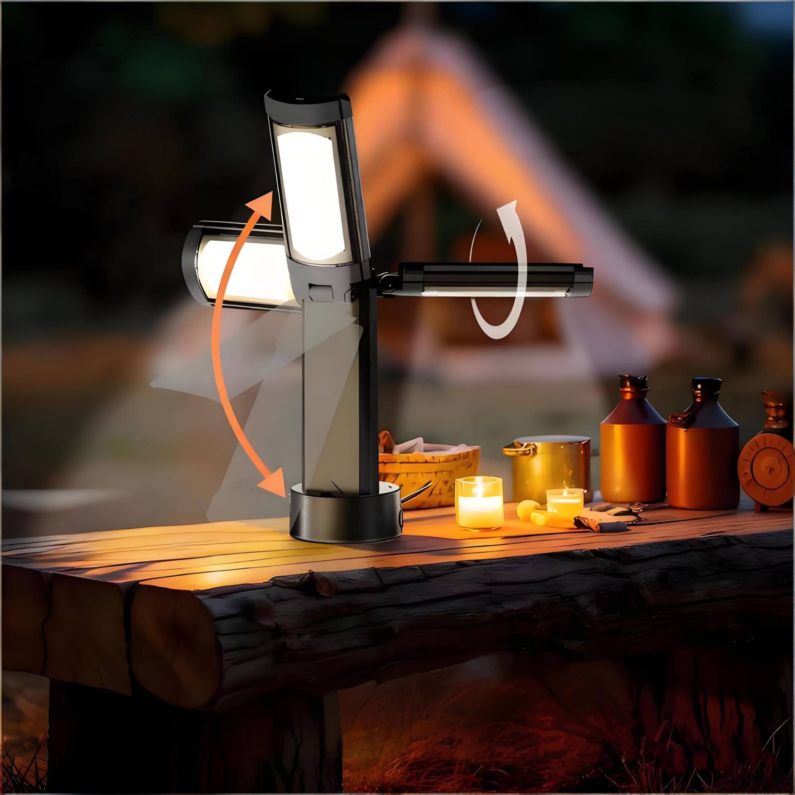 Lámpara de Camping Telescópica - Outdoor Camping Lamp reseña y precio