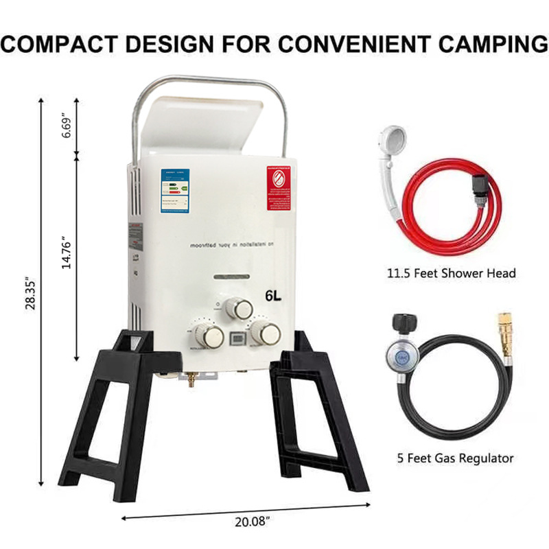 Nuevo modelo RV calentador de  - Outdoor Camping Water Heater reseña y precio