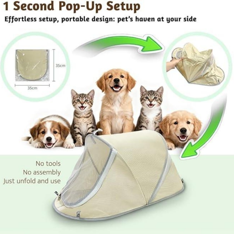 Carpa portátil para perros, pr - Outdoor Camping Dog Fence reseña y precio