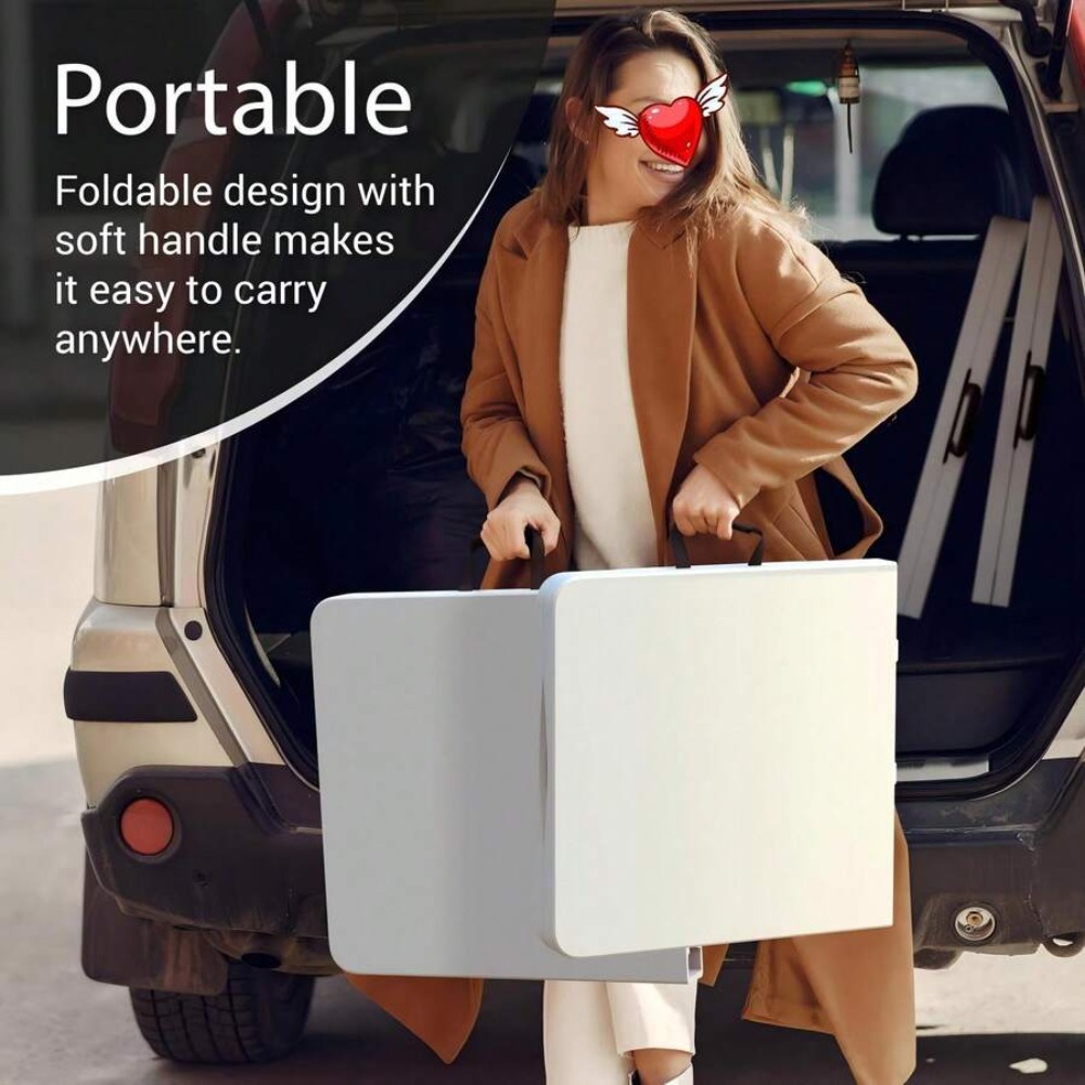 Mesa Plegable de 4 Pies con Al - Outdoor Camping Table reseña y precio