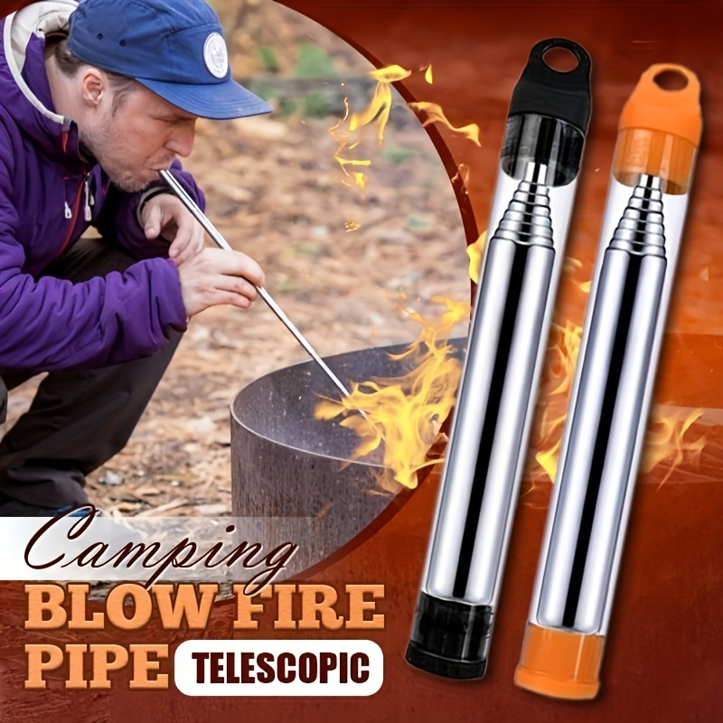 Tubo de soplado de fuego de ac - Travel Outdoor Camping Youtube reseña y precio
