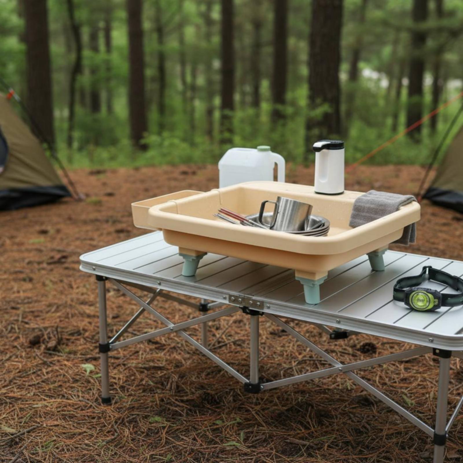 Estación de Lavado Portátil co - Outdoor In Camping reseña y precio