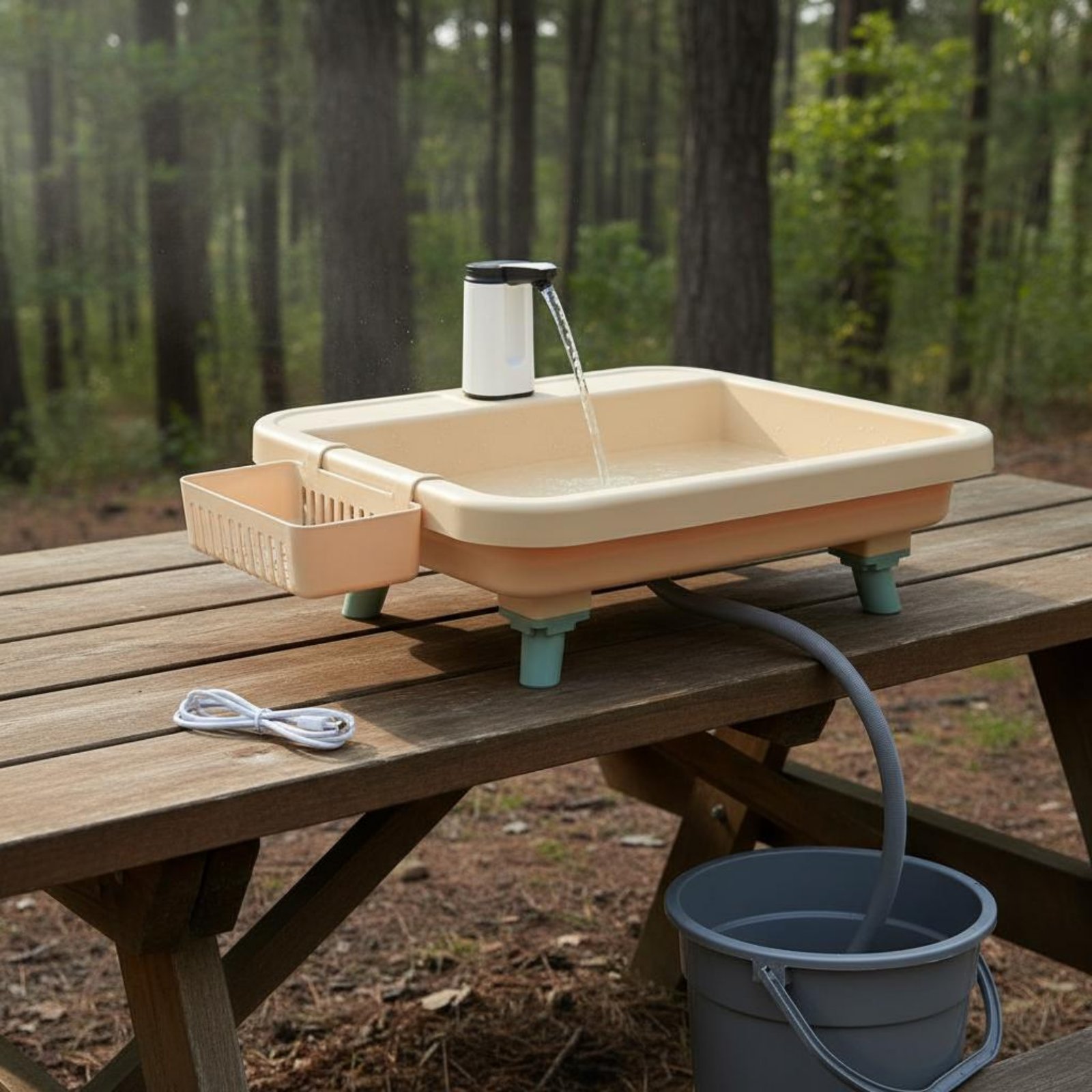 Estación de Lavado Portátil co - Outdoor In Camping reseña y precio