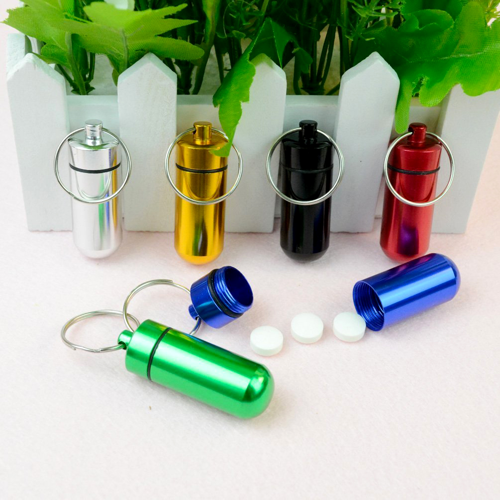 90 Uds Mini pastillero llavero - Travel Outdoor Camping Youtube reseña y precio