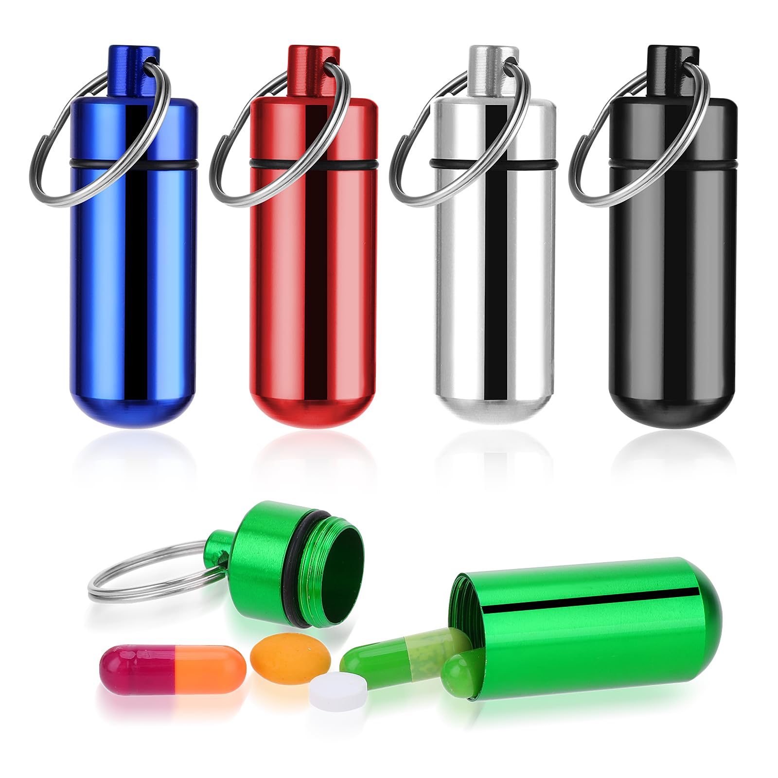 90 Uds Mini pastillero llavero - Travel Outdoor Camping Youtube reseña y precio