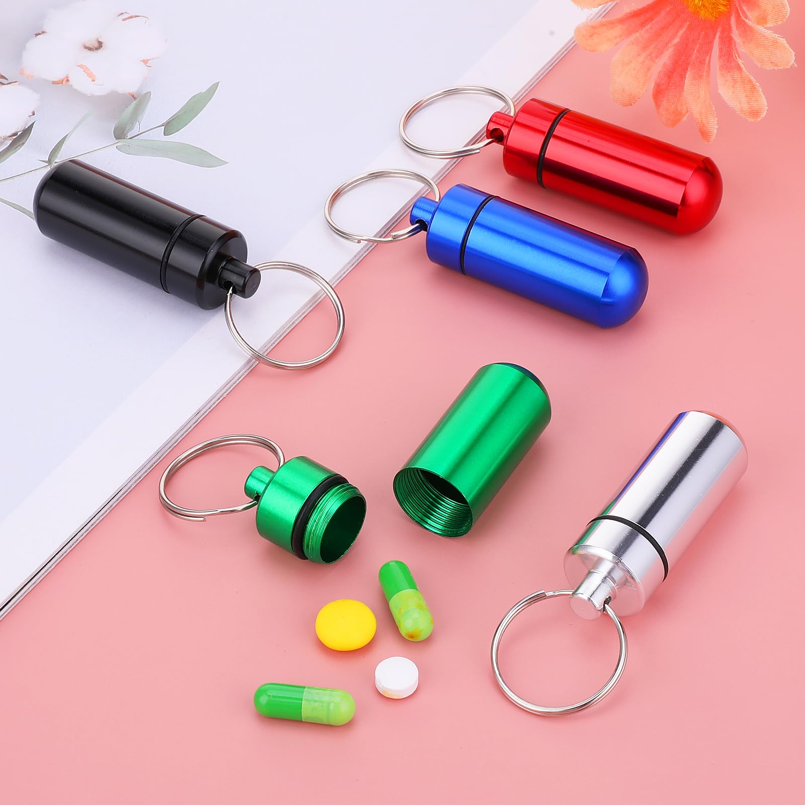 90 Uds Mini pastillero llavero - Travel Outdoor Camping Youtube reseña y precio