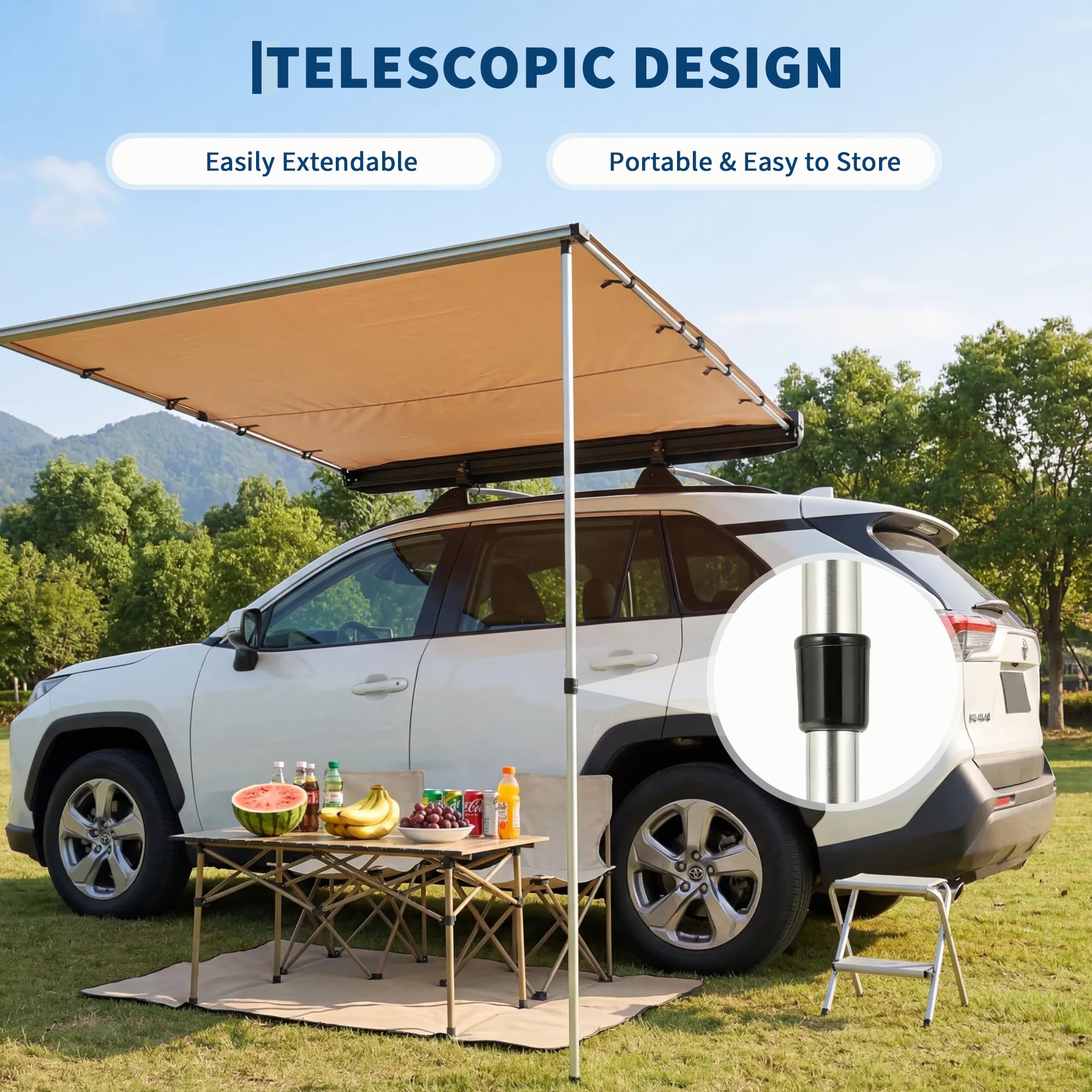 Toldo Retráctil para Techo de  - Outdoor Camping Bag reseña y precio